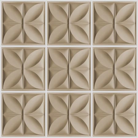 Ceilume Petal 2ft x 2ft Latte Ceiling Tile V1-PETAL-22LAO